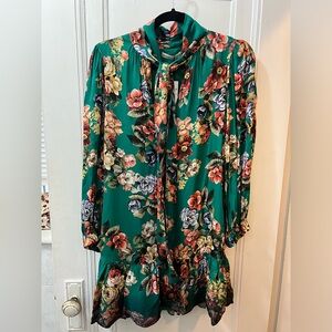 alice and olivia floral mini dress